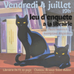 Jeu d'enquête à la librairie