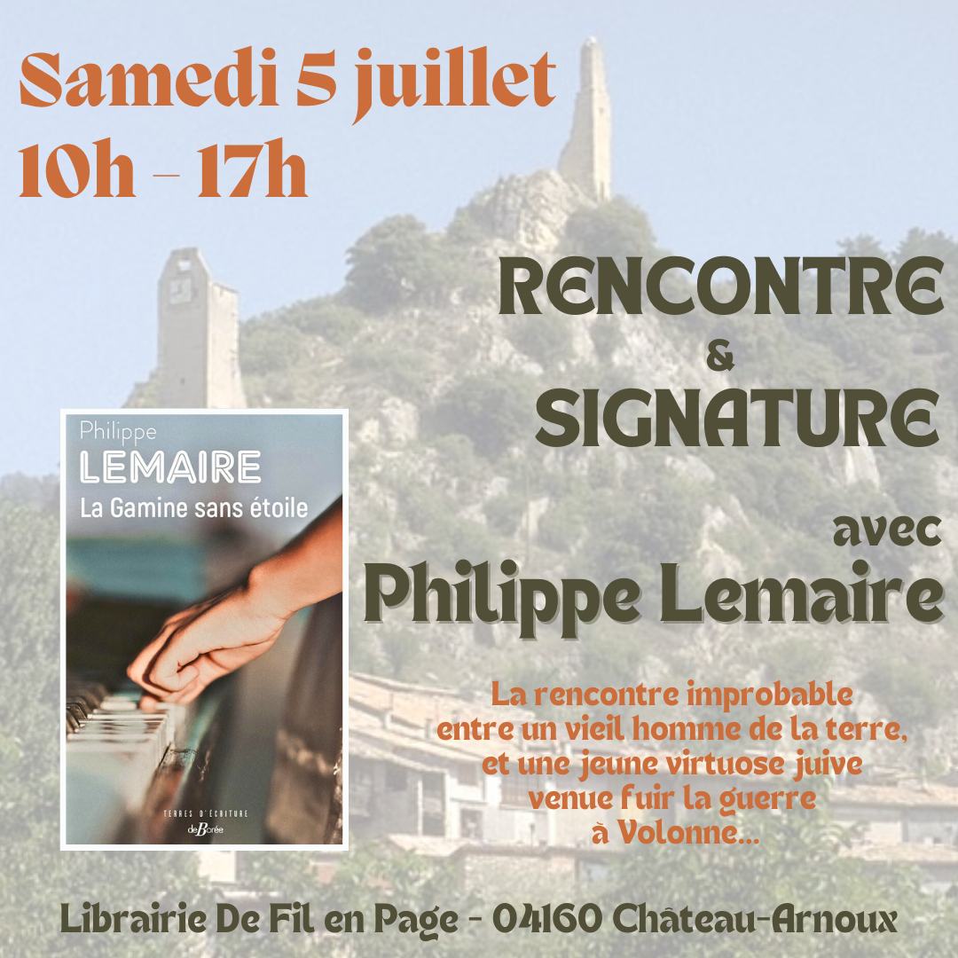 Signature avec Philippe Lemaire