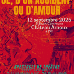 Soirée théâtre à la Maison Commune "Je, d'un accident ou d'amour"