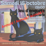 Annulé ! : Jeu d'enquête à la librairie