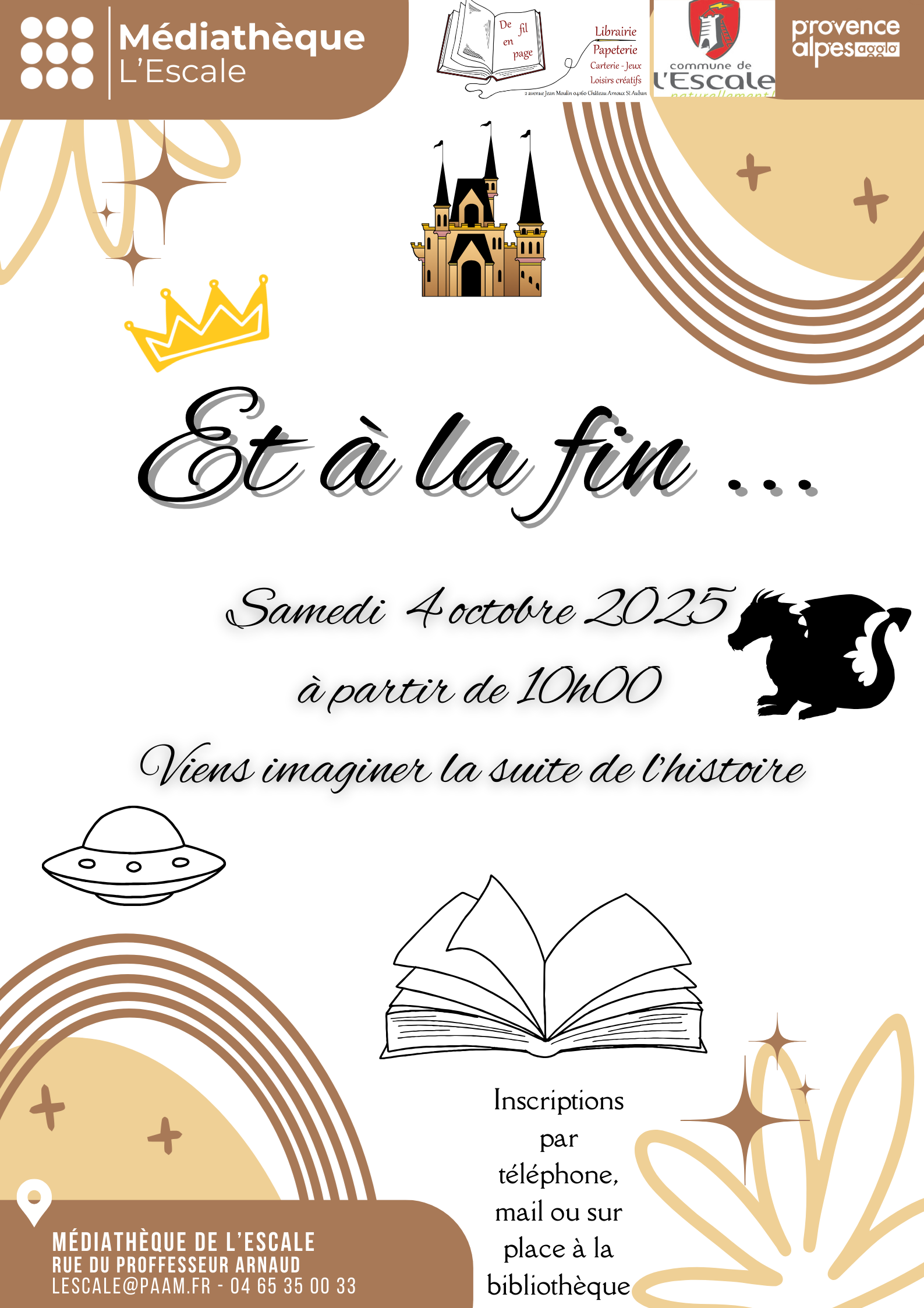 Atelier jeux d'écriture à la médiathèque de L'Escale