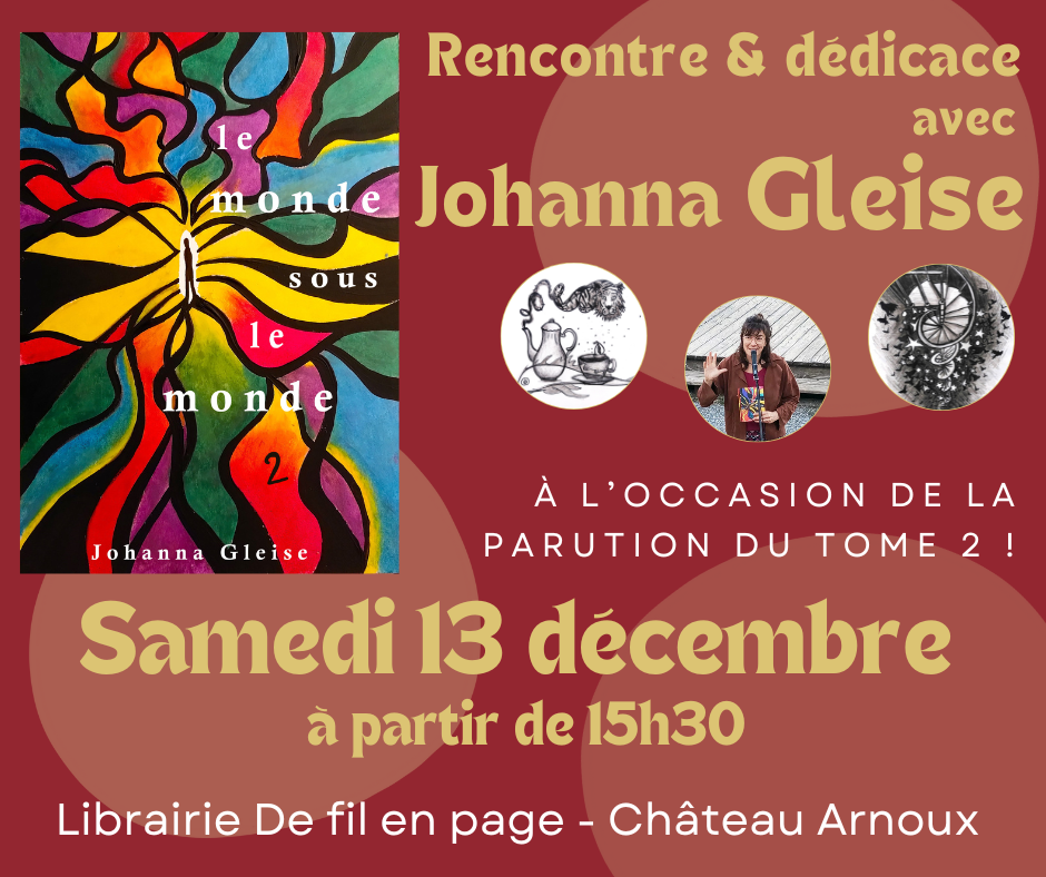 Rencontre & dédicace avec Johanna Gleise