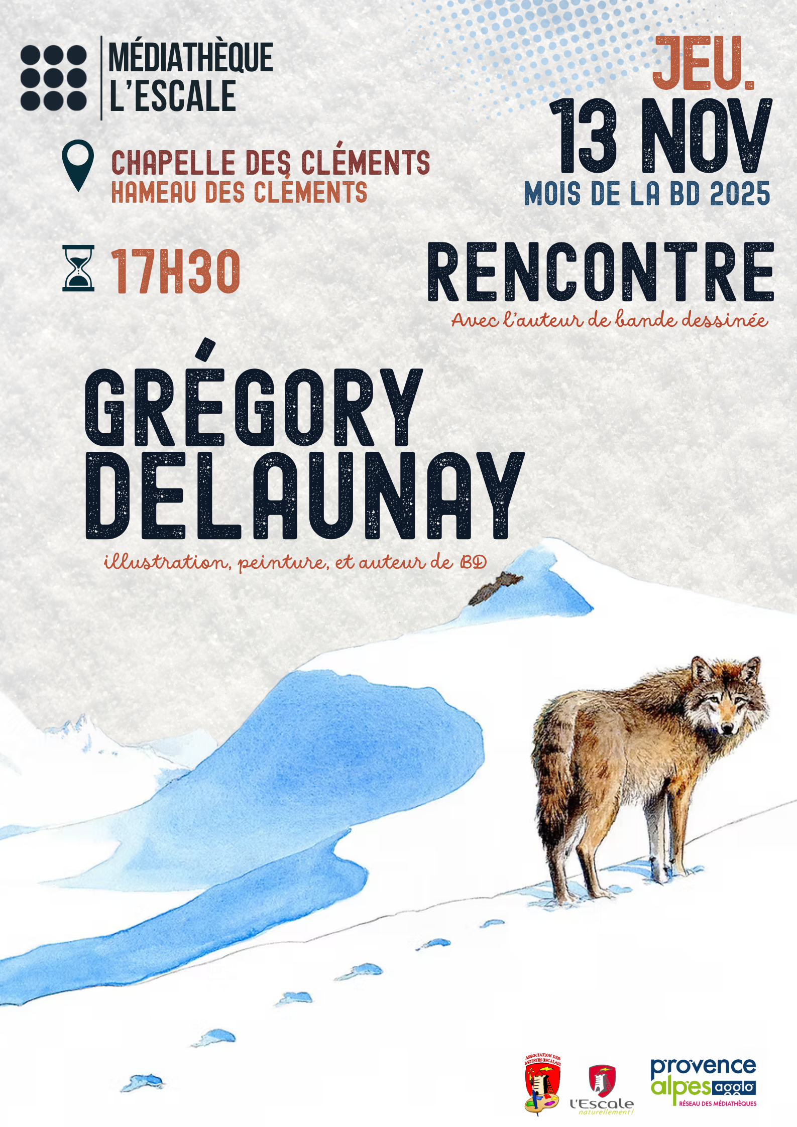 Mois de la BD : Rencontre et dédicace avec Grégory Delaunay à L'Escale