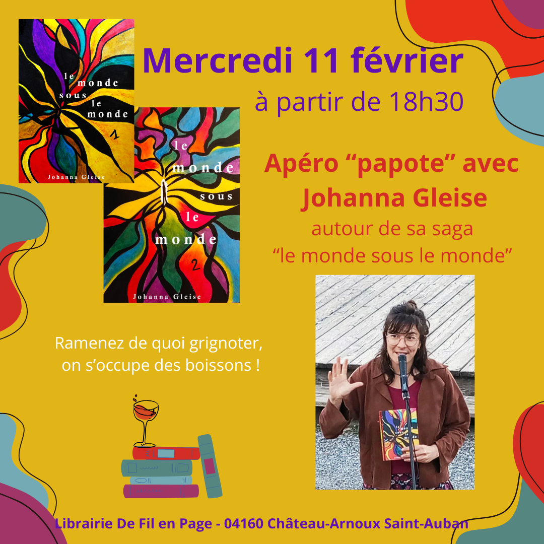 Apéro "papote" avec Johanna Gleise