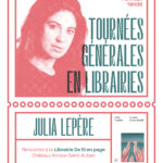 Rencontre avec Julia Lepère à la librairie - Tournées Générales de Libraires du Sud