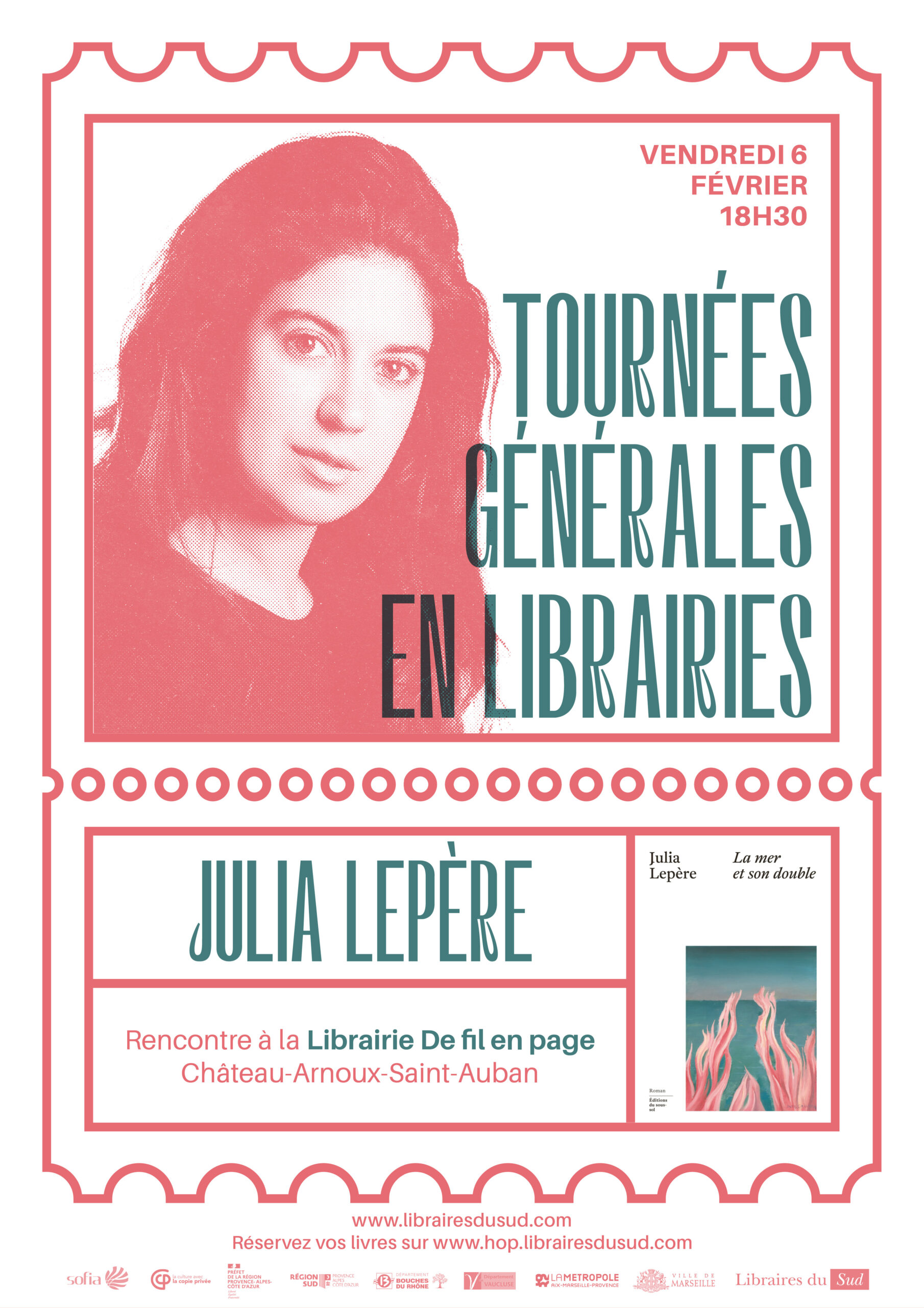 Rencontre avec Julia Lepère à la librairie - Tournées Générales de Libraires du Sud