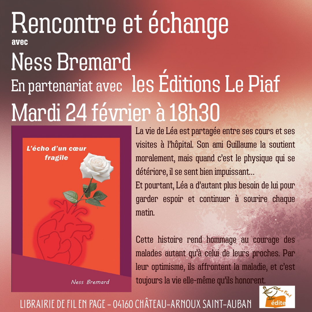 Rencontre avec Ness Bremard et les éditions Le Piaf : Place aux jeunes !