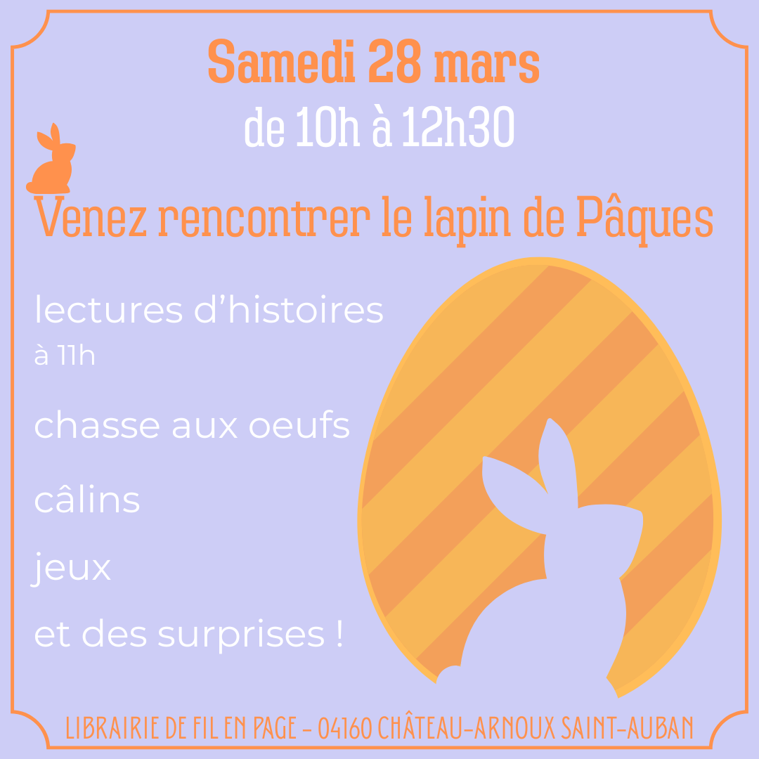 Pâques à la librairie
