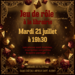 Jeu de rôle à la librairie
