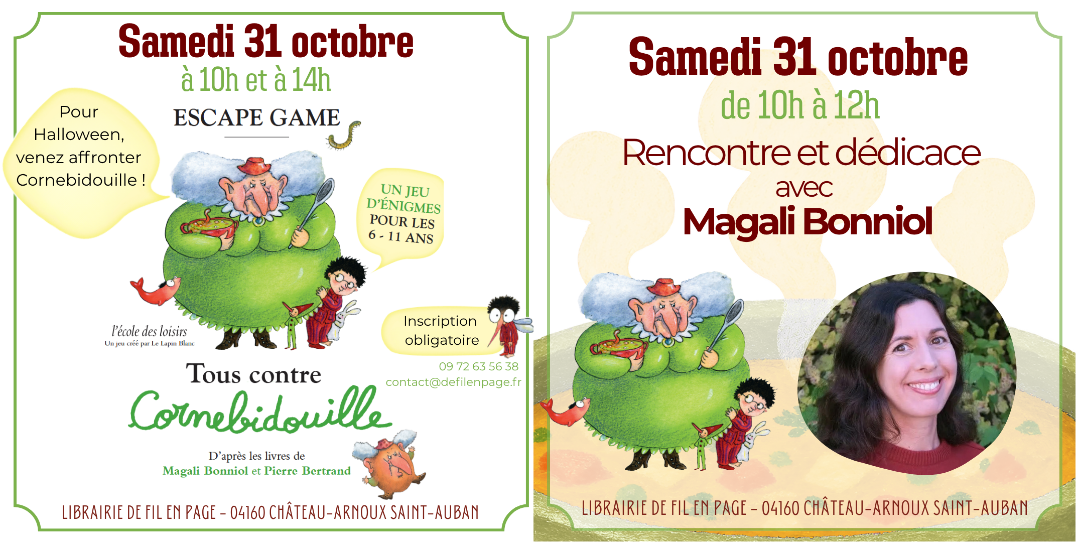 Journée 'Cornebidouille' pour Halloween